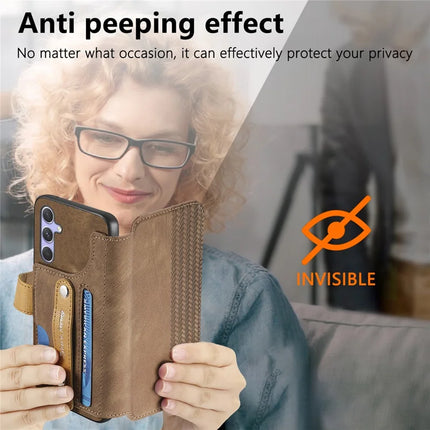 For Samsung Galaxy A15 4G / 5G Case Wallet Retro Leather Phone Cover with Wristband Kickstand