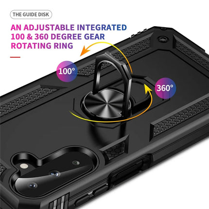 For Samsung Galaxy A26 5G Case PC + TPU Phone Cover with Rotary Ring Kickstand