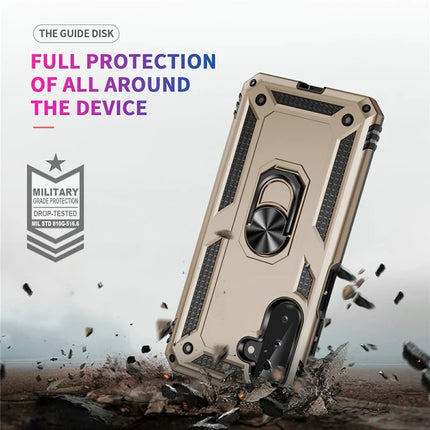 For Samsung Galaxy A26 5G Case PC + TPU Phone Cover with Rotary Ring Kickstand