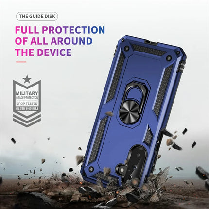 For Samsung Galaxy A26 5G Case PC + TPU Phone Cover with Rotary Ring Kickstand