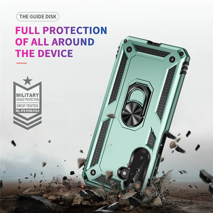For Samsung Galaxy A26 5G Case PC + TPU Phone Cover with Rotary Ring Kickstand