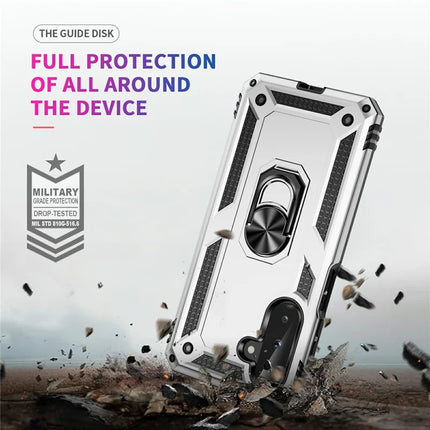 For Samsung Galaxy A26 5G Case PC + TPU Phone Cover with Rotary Ring Kickstand