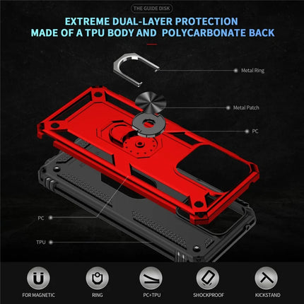 For Motorola Moto G 5G (2025) Case PC + TPU Phone Cover with Rotary Ring Kickstand