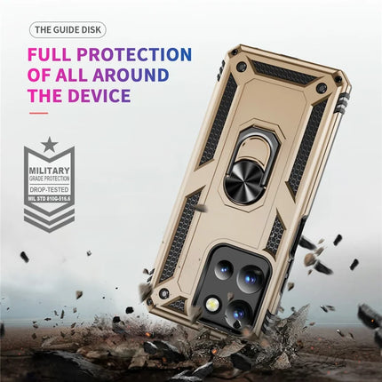 For Motorola Moto G 5G (2025) Case PC + TPU Phone Cover with Rotary Ring Kickstand