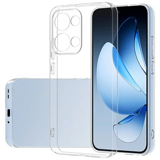 For Oppo Reno13 5G (Global) Clear Phone Case Ultra-Thin Flexible TPU Back Cover