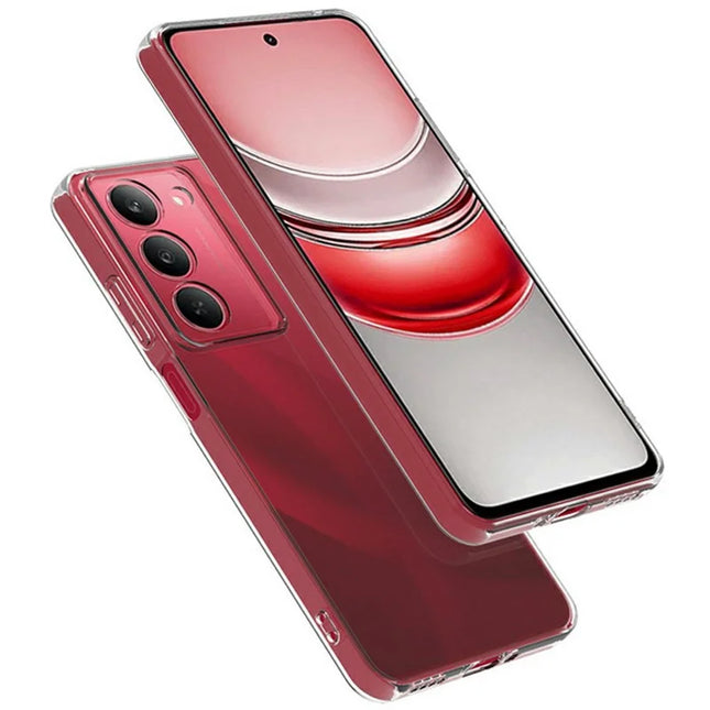 For Realme 14x 5G Clear Phone Case Ultra-Thin Flexible TPU Back Cover