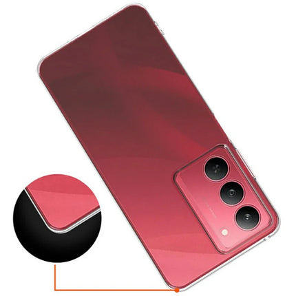 For Realme 14x 5G Clear Phone Case Ultra-Thin Flexible TPU Back Cover