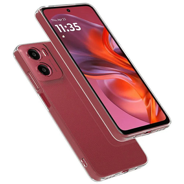 ShopCaseCart Slim Lightweight Motorola Moto G05 4G / E15 4G Clear Phone Protective cover Ultra-Thin Flexible TPU Back Guard