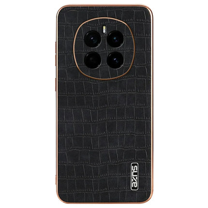 AZNS For Honor Magic7 5G Case Electroplating Crocodile Texture PU + TPU Phone Cover