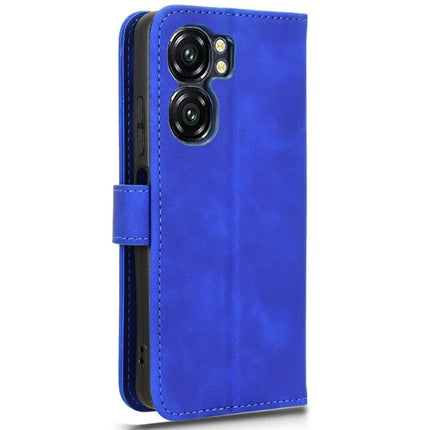For Oukitel C58 Leather Case Skin Feel Anti Drop Wallet Flip Phone Cover