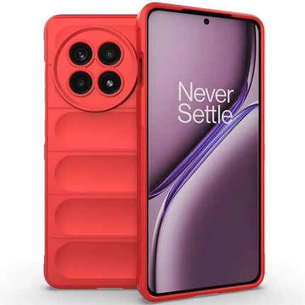 Phone Case For OnePlus 13R 5G  /  Ace 5 5G  /  Ace 5 Pro 5G Anti-Drop Soft TPU Rugged Back Cover - Red