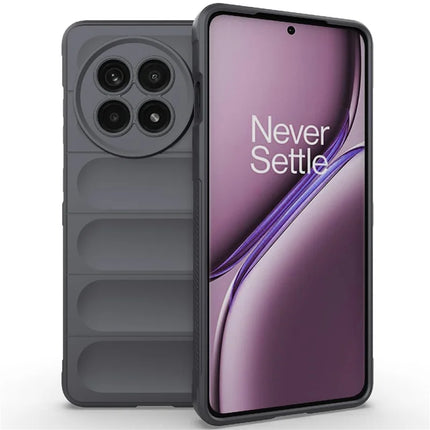 Phone Case For OnePlus 13R 5G  /  Ace 5 5G  /  Ace 5 Pro 5G Anti-Drop Soft TPU Rugged Back Cover - Dark Grey