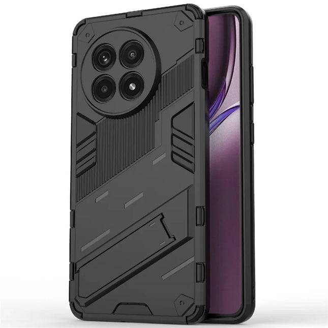 Phone Case For OnePlus 13R 5G  /  Ace 5 5G  /  Ace 5 Pro 5G PC + TPU Shockproof Cover with Kickstand - Black