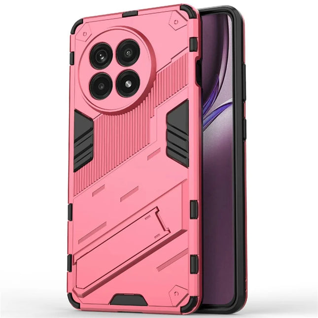 Phone Case For OnePlus 13R 5G  /  Ace 5 5G  /  Ace 5 Pro 5G PC + TPU Shockproof Cover with Kickstand - Rose
