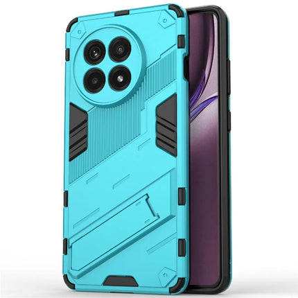 Phone Case For OnePlus 13R 5G  /  Ace 5 5G  /  Ace 5 Pro 5G PC + TPU Shockproof Cover with Kickstand - Baby Blue