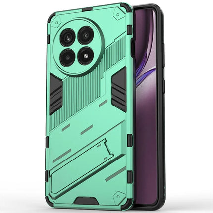 Phone Case For OnePlus 13R 5G  /  Ace 5 5G  /  Ace 5 Pro 5G PC + TPU Shockproof Cover with Kickstand - Green