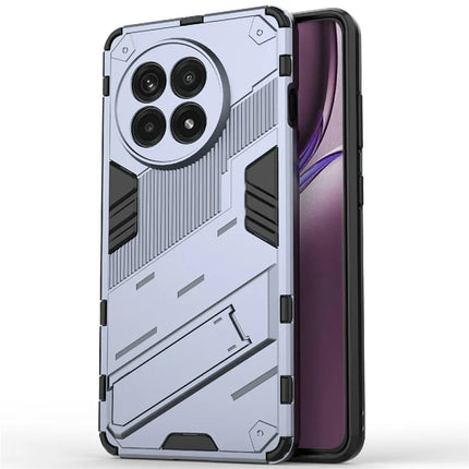 Phone Case For OnePlus 13R 5G  /  Ace 5 5G  /  Ace 5 Pro 5G PC + TPU Shockproof Cover with Kickstand - Dark Blue