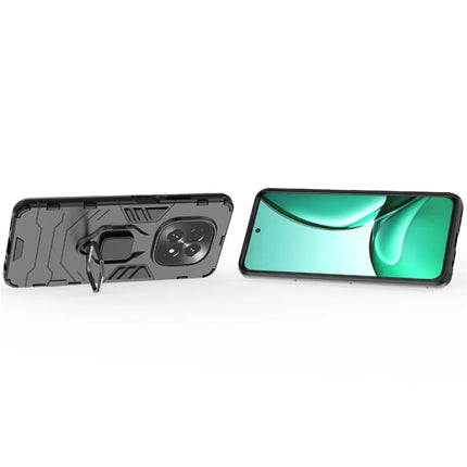For Realme V60 5G Case PC + TPU Protective Phone Cover with Ring Kickstand