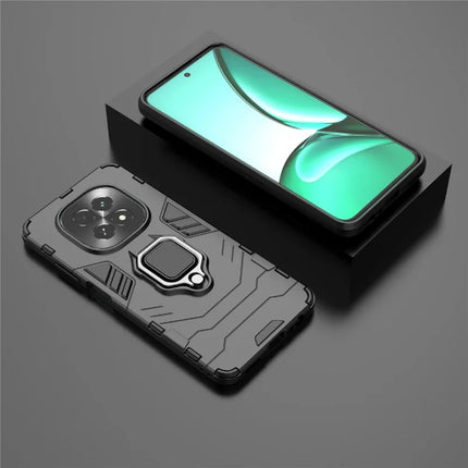 For Realme V60 5G Case PC + TPU Protective Phone Cover with Ring Kickstand