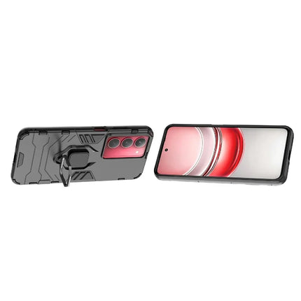 For Realme V60 Pro Case PC + TPU Protective Phone Cover with Ring Kickstand