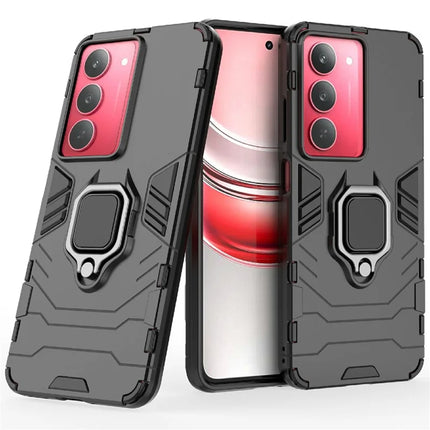 For Realme V60 Pro Case PC + TPU Protective Phone Cover with Ring Kickstand