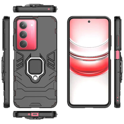 For Realme V60 Pro Case PC + TPU Protective Phone Cover with Ring Kickstand