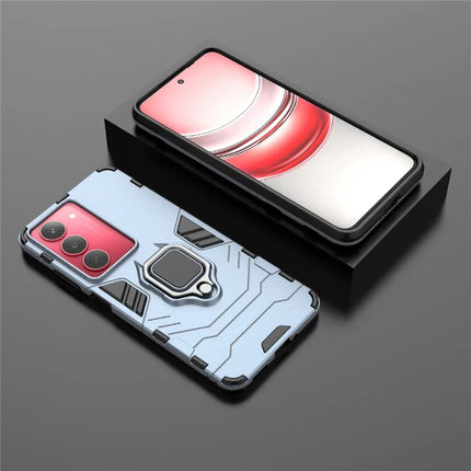 For Realme V60 Pro Case PC + TPU Protective Phone Cover with Ring Kickstand