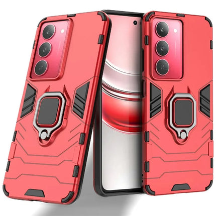 For Realme V60 Pro Case PC + TPU Protective Phone Cover with Ring Kickstand