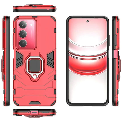 For Realme V60 Pro Case PC + TPU Protective Phone Cover with Ring Kickstand