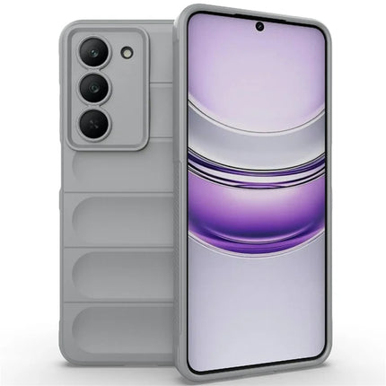 For Realme V60 Pro / 14x 5G Case Anti-Drop Soft TPU Rugged Phone Back Cover - Light Grey