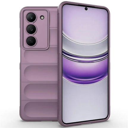 For Realme V60 Pro / 14x 5G Case Anti-Drop Soft TPU Rugged Phone Back Cover - Light Purple