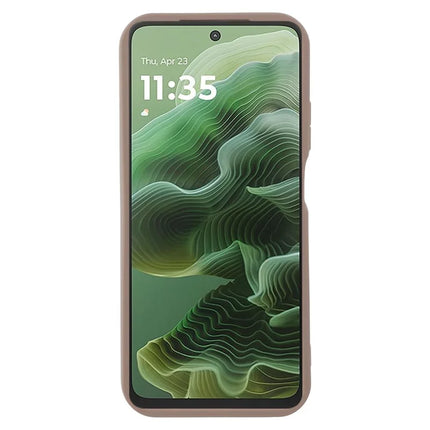For Motorola Moto G35 5G Case Grooved Design TPU Anti-Slip Phone Cover