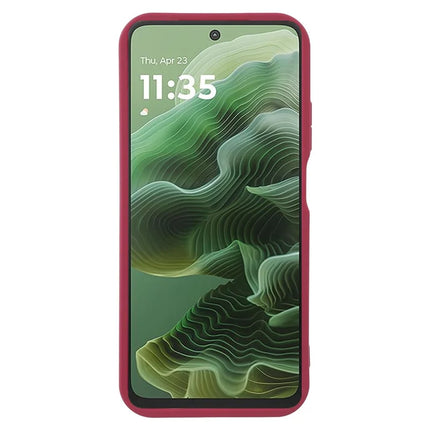 For Motorola Moto G35 5G Case Grooved Design TPU Anti-Slip Phone Cover