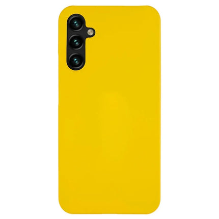 For Samsung Galaxy A56 5G Case Hard PC Frosted Minimalist Phone Cover - Yellow