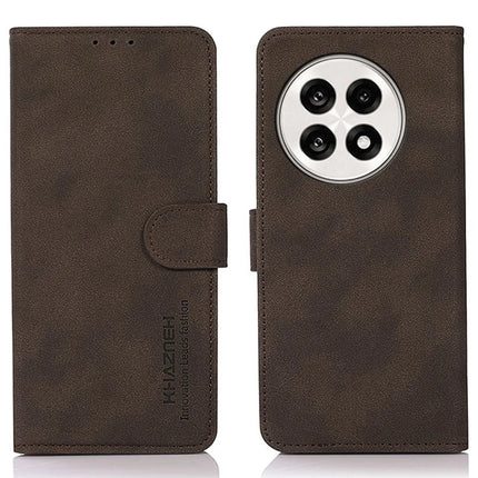KHAZNEH For OnePlus Ace 5 Pro 5G / Ace 5 5G / 13R 5G Stand Case PU Leather Wallet Phone Cover - Brown