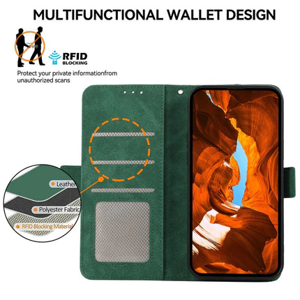 ABEEL Phone Cover for OnePlus 13R 5G  /  Ace 5 5G  /  5 Pro 5G Case PU Leather Folio Stand View RFID Blocking