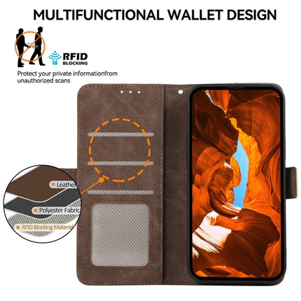 ABEEL Phone Cover for OnePlus 13R 5G  /  Ace 5 5G  /  5 Pro 5G Case PU Leather Folio Stand View RFID Blocking