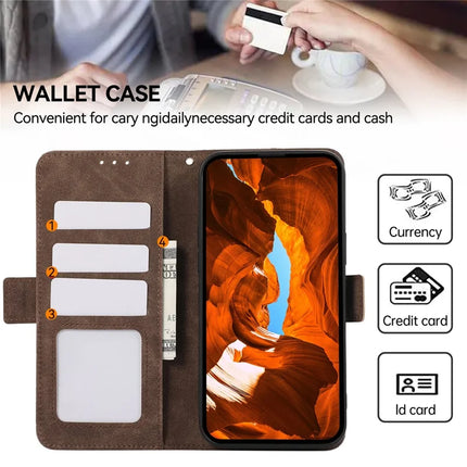 ABEEL Phone Cover for OnePlus 13R 5G  /  Ace 5 5G  /  5 Pro 5G Case PU Leather Folio Stand View RFID Blocking