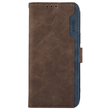 ABEEL Leather Case For OnePlus 13R 5G  /  Ace 5 5G  /  Ace 5 Pro 5G Color Splicing Flip Phone Cover RFID Blocking