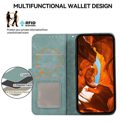 ABEEL Leather Case For OnePlus 13R 5G  /  Ace 5 5G  /  Ace 5 Pro 5G Color Splicing Flip Phone Cover RFID Blocking