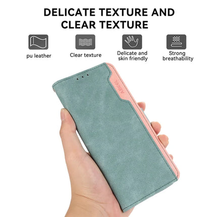 ABEEL Leather Case For OnePlus 13R 5G  /  Ace 5 5G  /  Ace 5 Pro 5G Color Splicing Flip Phone Cover RFID Blocking