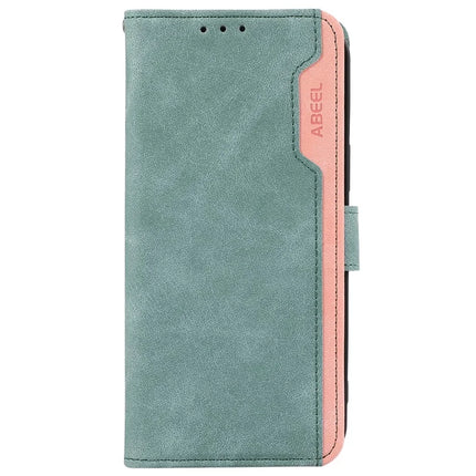ABEEL Leather Case For OnePlus 13R 5G  /  Ace 5 5G  /  Ace 5 Pro 5G Color Splicing Flip Phone Cover RFID Blocking