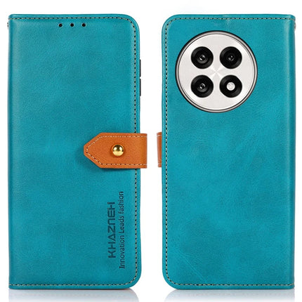 KHAZNEH Wallet Phone Case For OnePlus 13R 5G / Ace 5 5G / Ace 5 Pro 5G Stand Leather Flip Cover - Blue