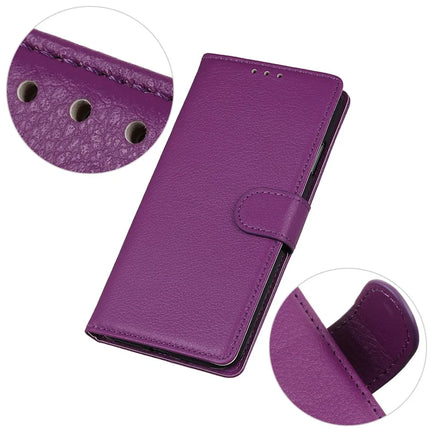 Wallet Case For OnePlus 13R 5G / Ace 5 5G / Ace 5 Pro 5G PU Leather Phone Cover Litchi Texture