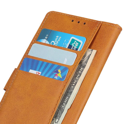 Stand Wallet Phone Case For OnePlus 13R 5G / Ace 5 5G / Ace 5 Pro 5G Cowhide Texture Leather Cover