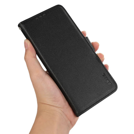 ABEEL Phone Case For OnePlus 13R 5G / Ace 5 5G / Ace 5 Pro 5G Litchi Texture Leather RFID Blocking Cover