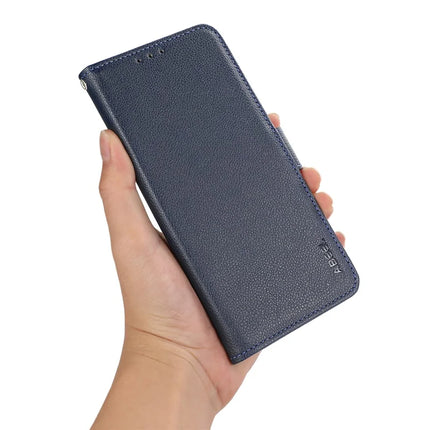 ABEEL Phone Case For OnePlus 13R 5G / Ace 5 5G / Ace 5 Pro 5G Litchi Texture Leather RFID Blocking Cover