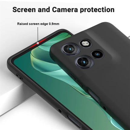 For Motorola Moto G Power (2025) Case Liquid Silicone Phone Back Cover with Hand Strap