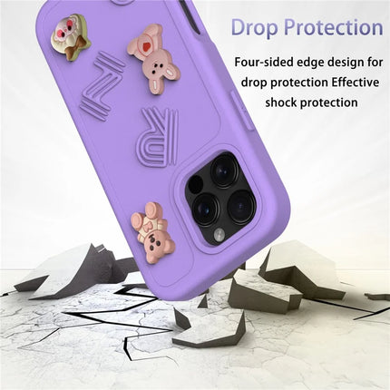 For iPhone 16 Pro Case Funny Pattern EVA Protective Phone Cover