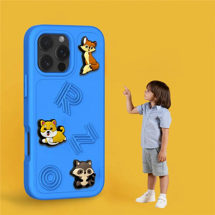 For iPhone 16 Pro Max Case Funny Pattern EVA Protective Phone Cover